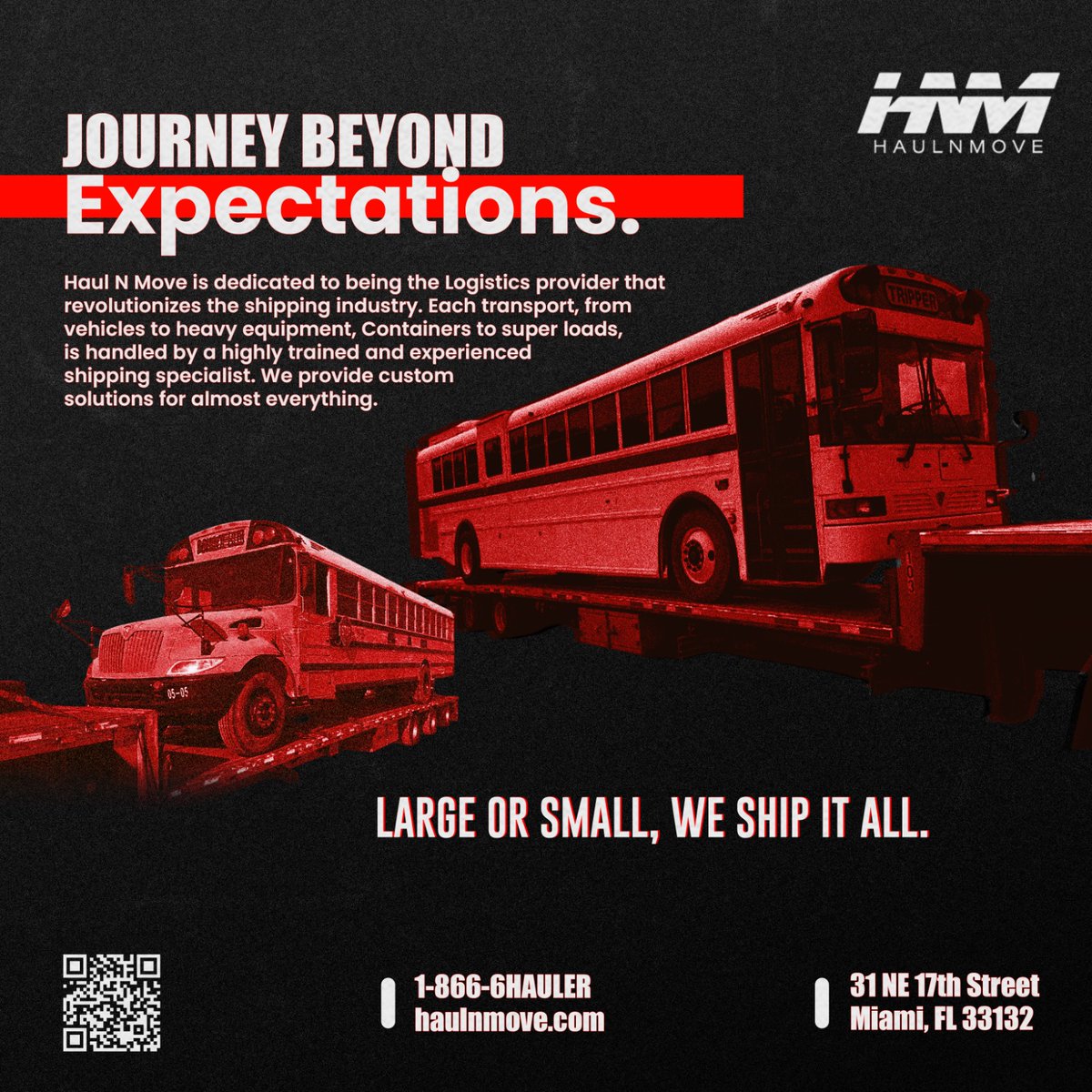 HaulNMove's tweet photo. Big or small, 🚛 we move it all.
Shipping made simple, delivered with care.

📞 1-866-6HAULER | 🌐 https://t.co/M5k05HT5F7

#HaulNMove #TransportMadeEasy #WeShipItAll https://t.co/At4RwWLhYj