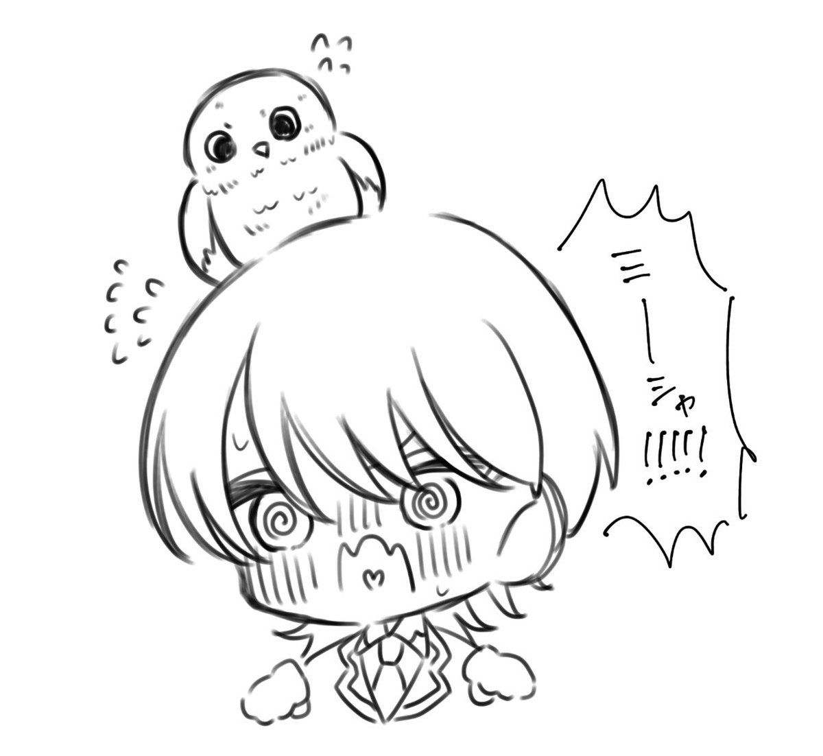 ということでこちらよあもと自陣です。かわいいね。

(ミーシャだけ随分前に描いたやつだから色がある…)