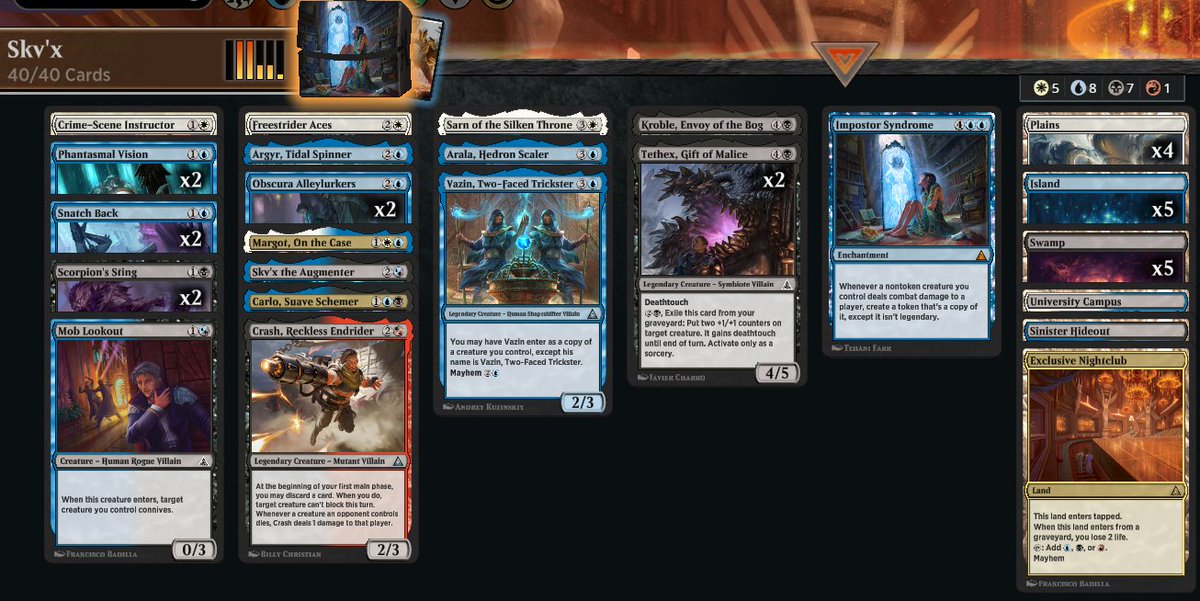 ArstallStream's tweet image. 🏆#5 4-1 #MTGxSpiderMan #mtg #mtga #mtgarena