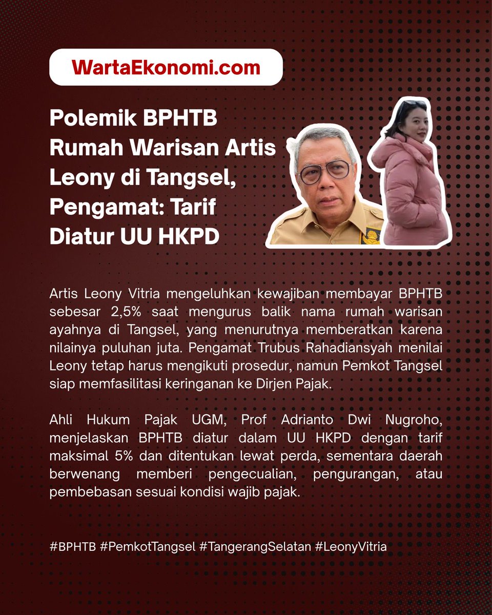 JoanaGronikaa's tweet photo. Sebaiknya lain kali sebelum protes coba pahami lagi apa isi aturan yang berlaku, karna itu semua sudah jelas di atur dalam UU
#BPHTB #PemkotTangsel #TangerangSelatan #LeonyVitria https://t.co/FPmNpymS7N