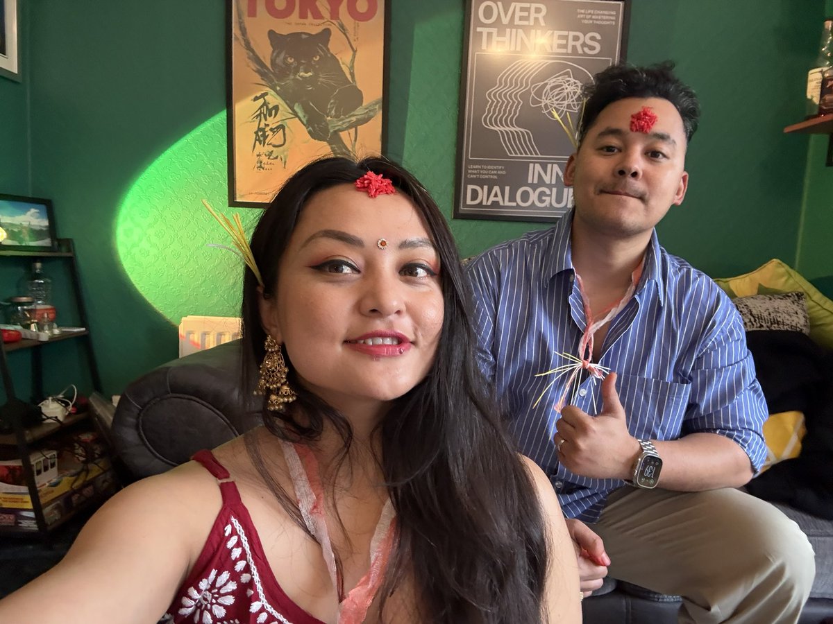 razanjoshi's tweet photo. Another year of Dashain away from home. Happy Dashain to everyone. https://t.co/sStMBYfWBI