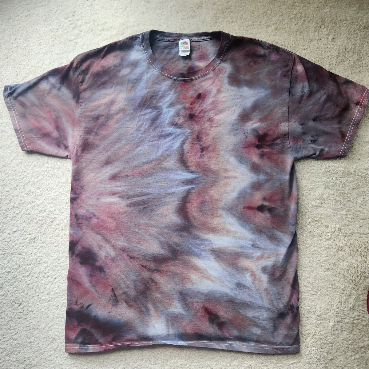 _milh0use's tweet image. Incline Twist. dye: Cherry Smoke by Dharma Trading Co. #tiedye #icedye