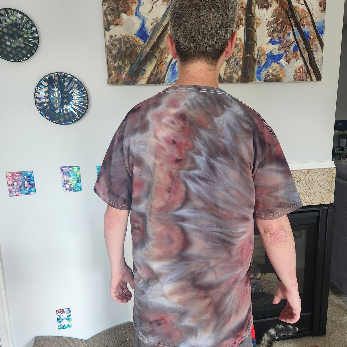 _milh0use's tweet image. Incline Twist. dye: Cherry Smoke by Dharma Trading Co. #tiedye #icedye