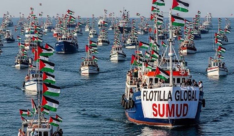 Expresamos la más enérgica condena a intercepción por el régimen sionista de Israel de la <a href="/gbsumudflotilla/">Global Sumud Flotilla</a>, que transportaba ayuda humanitaria al pueblo palestino. La solidaridad vuelve a ser bloqueada.
 ¡Cese el genocidio!

<a href="/SinMiedoAlFuego/">Sin Miedo Al Fuego</a>