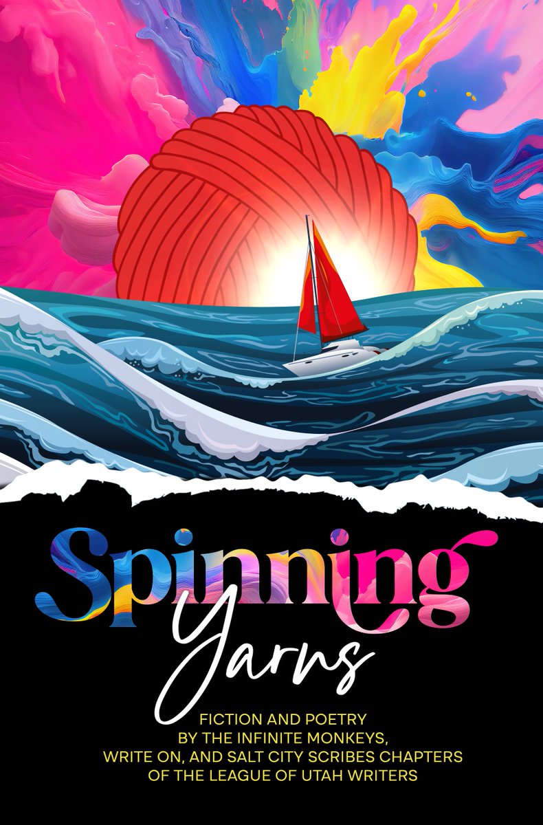 This year's anthology cover for Spinning Yarns.