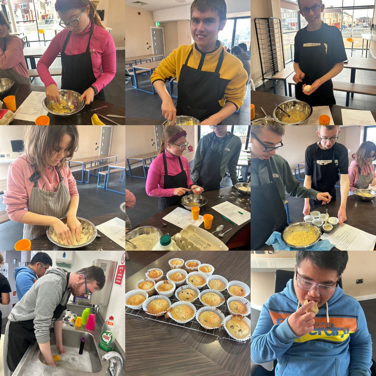 PCAOracle's tweet image. 5M enjoyed making banana muffins during their cooking lesson. They followed instructions, sourced the correct ingredients & utensils and enjoyed eating their muffins all in one lesson! @PCABlackpool