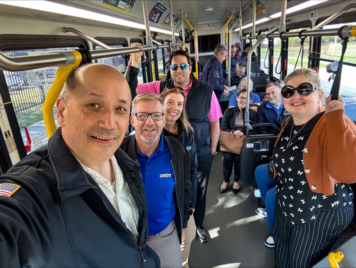 GoCentroBus's tweet image. Members of Centro's Leadership Team head to lunch today during Syracuse's "Week Without Driving". #taketransit #GoCentroBus #movingpeoplesyr #WeekWithoutDriving