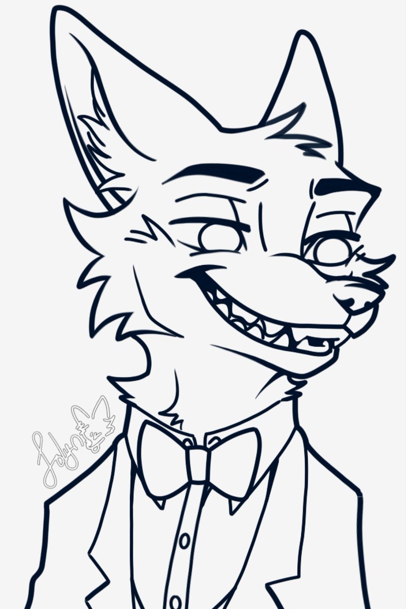 Stylish smirky fox 🦊 wip
