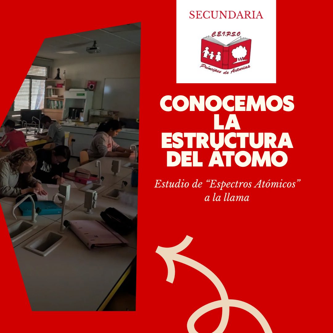 Hoy los alumnos de 4° de ESO han experimentado con espectros atómicos a la llama, descubriendo cómo cada átomo tiene su propia “firma de luz”. 

🔬El laboratorio se convierte en un aula viva donde la ciencia tiene sentido. 
#FísicaYQuímica #ciencia #pozuelo