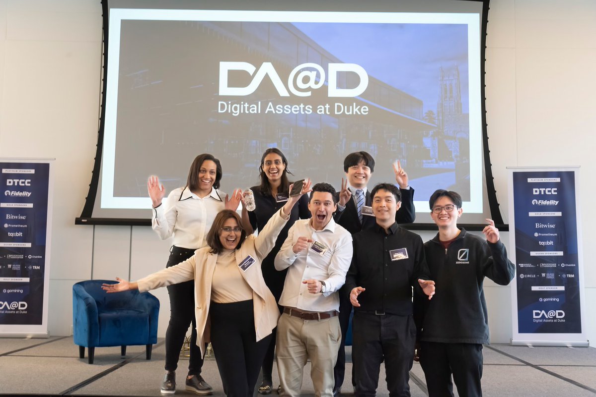 The digital asset space won’t wait for certainty. Markets are evolving, regulations are forming, and leadership is being defined now.

If you’re serious about digital assets, ask yourself: can you afford not to be in the room?

🔗 digitalassetsatduke.org
 #DAatDuke