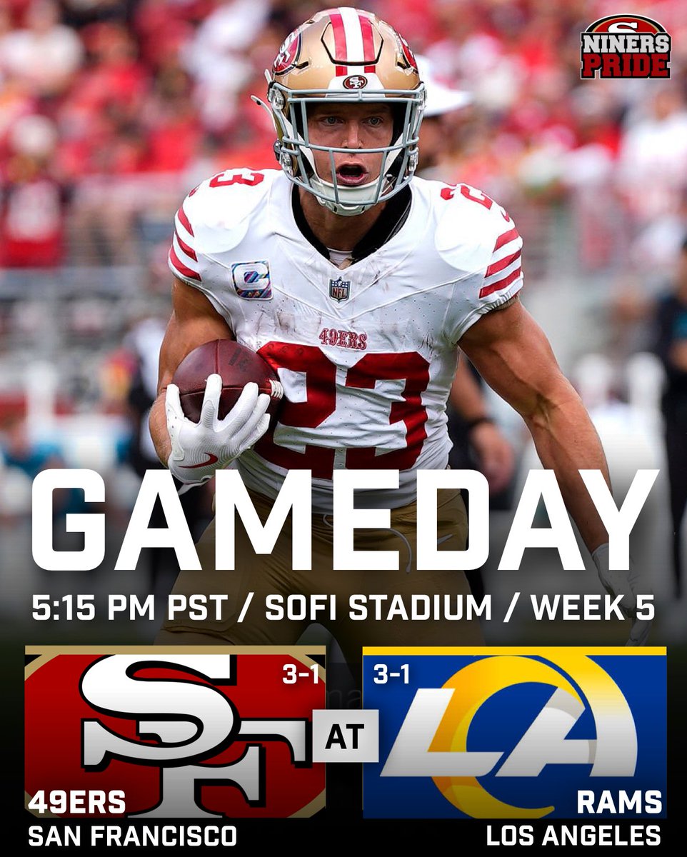 ninerspride_'s tweet photo. ITS 49ERS GAMEDAY IN PRIMETIME 🍿🔥 https://t.co/ArB7mbjpCr