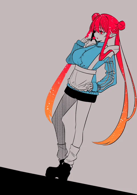 リーゼちゃん 1時間10分 なるべく早く少し力を入れて描くことを意識