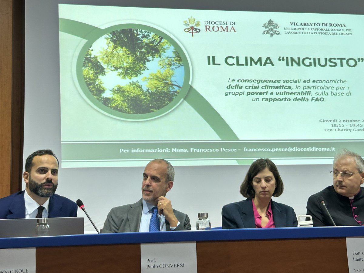 dfrancescopesce's tweet photo. La seconda replica al Rapporto FAO sul clima ingiusto da parte del Dottor Alessandro Cinque dell’Universita’ Tor Vergata. #SeasonofCreation https://t.co/hmjoLEeEv8