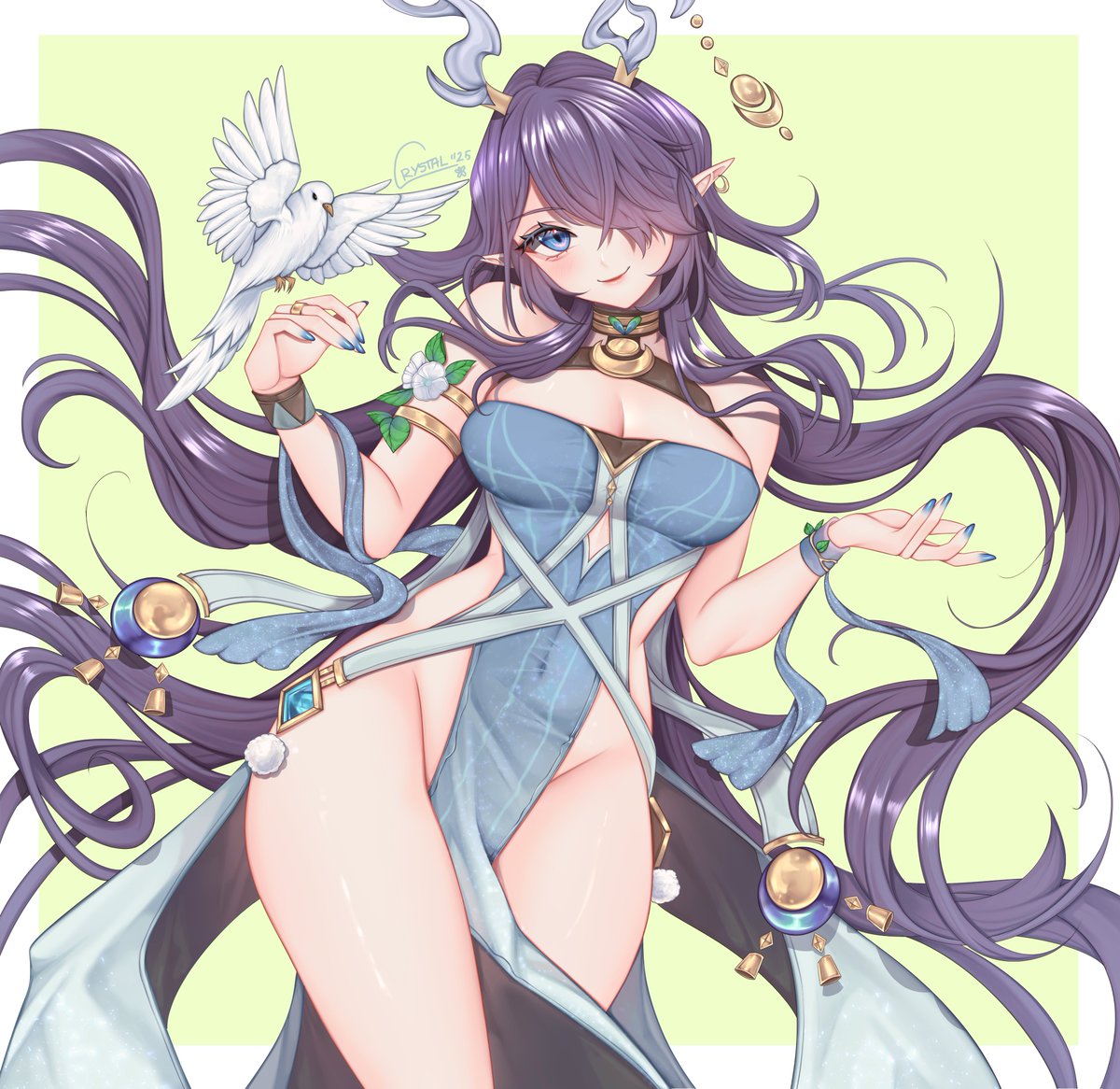 Crystallev3's tweet image. 🪻
#原神 #lauma #GenshinImpact