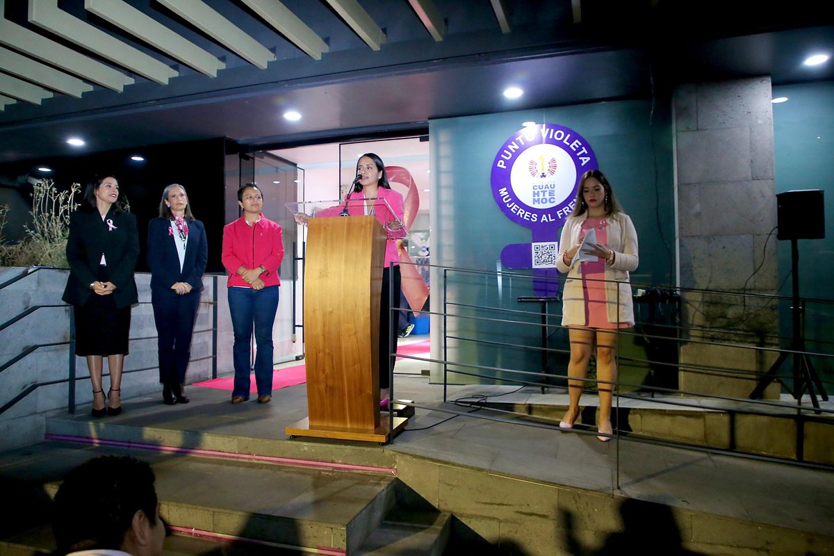 Iniciamos octubre en el <a href="/PAN_CDMX/">PAN Ciudad de México</a> . 🎀
Contenta de arrancar este mes desde @ppm_cdmx, sumando a la causa de la prevención contra el cáncer de mama.

🟣 #AvancemosJuntasPorLaVida