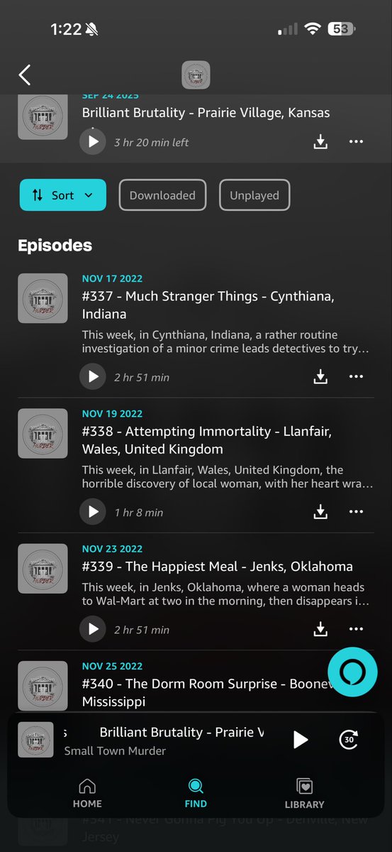 ArMthefirst's tweet photo. @MurderSmall you’re missing 326 episodes from the podcast guys, I need to continue where I left off, which is Austin in palm beach county. Please help !! https://t.co/23oQdtPAWC