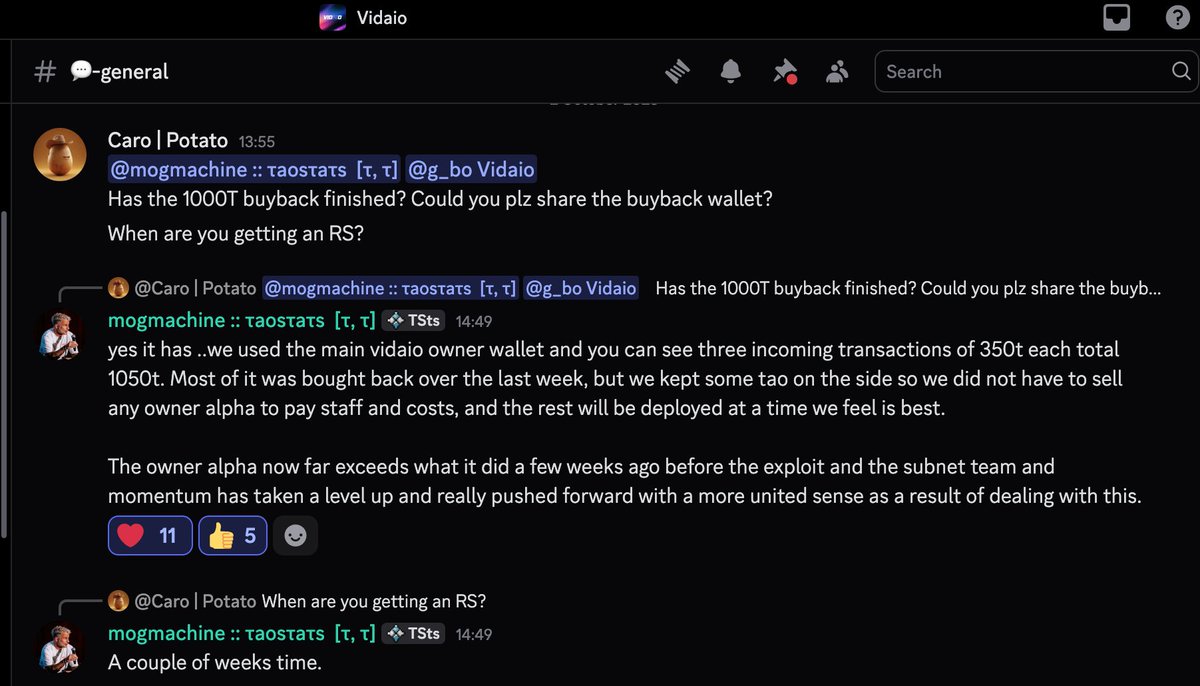 We are booked in for the revenue search with @SiamKidd and @MarkCreaser on 21st Oct, @mogmachine will be in attendance! 

You can check out our first revenue search here:  We've made a lot of progress with the subnet since then, but our addressable market…