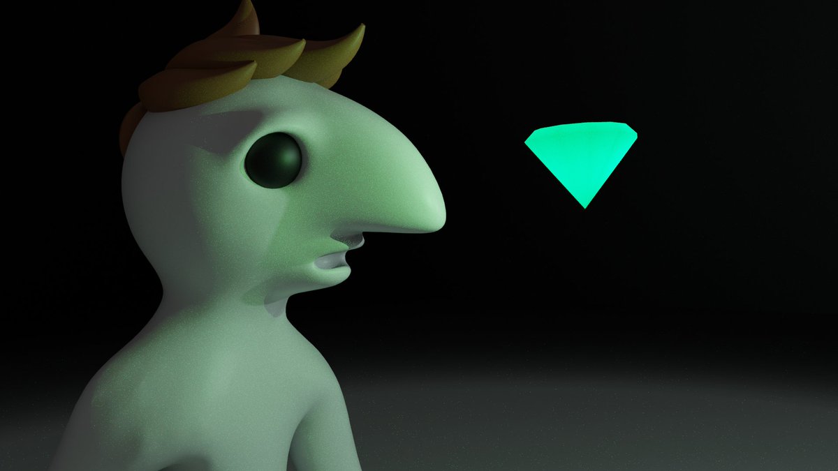 Syntaxd007's tweet image. Found this little old gem i did back in 2020 of @psychicpebble finding @tomamoto 's Radioactive Emerald