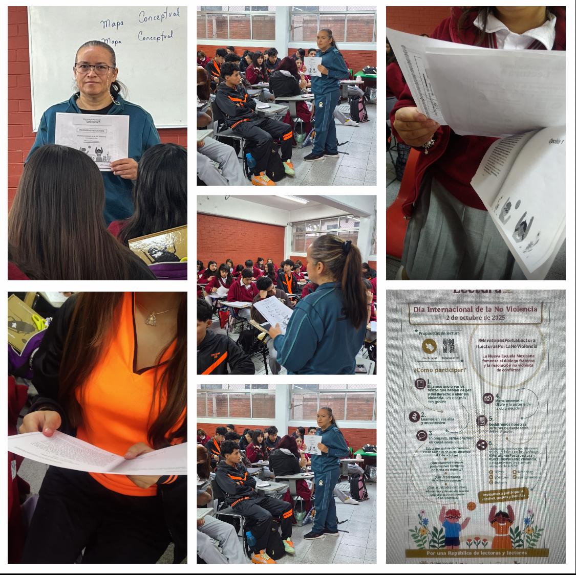 EPOEM_99's tweet photo. La EPO 99 participó en la Estrategia Nacional de Lectura “Día Internacional de la No Violencia” , promoviendo la lectura y el  diálogo  y la resolución pacífica de conflictos hacia un país de lectores.
@SEPmx 
@Edomex
@SEMSedomex 
@DEMSedomex 
@dbg_epoem https://t.co/LMsecjKnvO