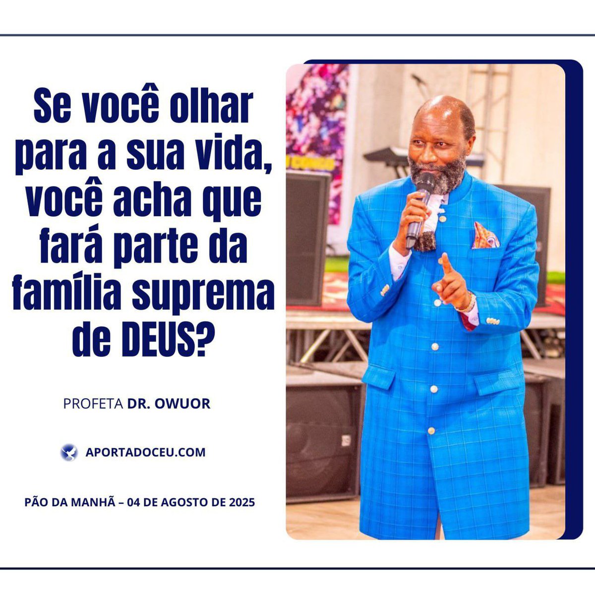 MARIAIN73314874's tweet image. A sua vida glorifica a Deus?
#EndTimePower