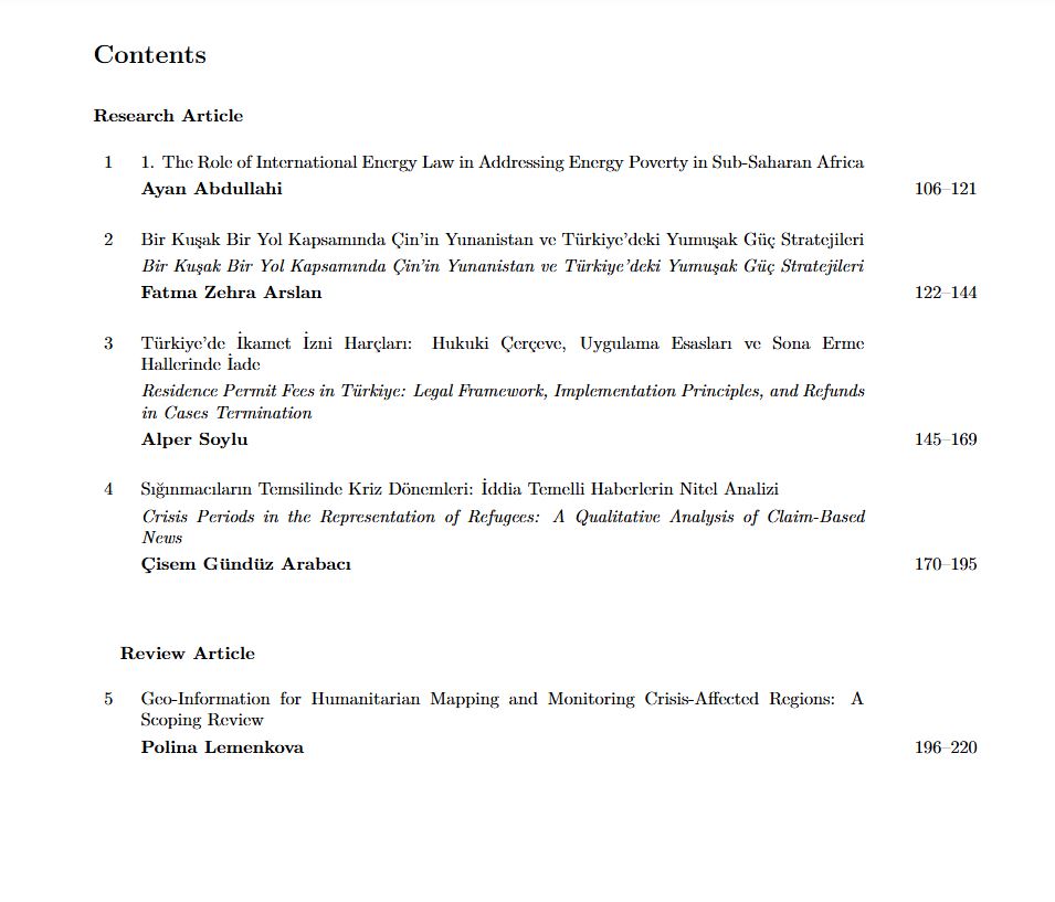 Sakarya Üniversitesi Diaspora Araştırmaları Merkezi (DİAM) tarafından yayımlanan Journal of Migration and Political Studies'in (MIPOS) 2025 yılı Eylül ayına ait 3. Cilt 2. Sayısı erişime açıldı. Son sayımızdaki güncel araştırmaları incelemek için:

dergipark.org.tr/tr/pub/mipos/i…