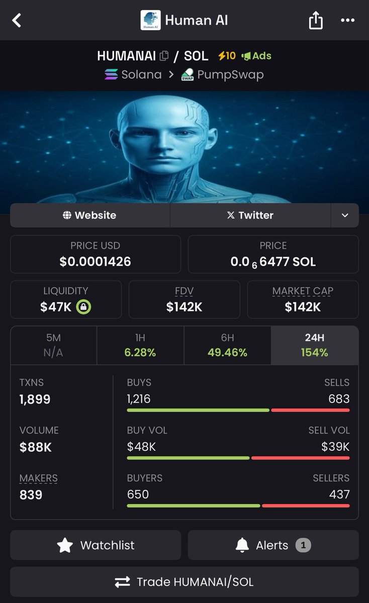 HUMANAICOINSOL's tweet photo. @cz_binance Buy and keep tight for long term don't sell if you want to make it from crypto, HUMAN AI coin is your life changing coin🤑

Buy using Solana inside your Phantom or Solflare wallet.

Contract Address to buy with:

BVktK8Q7tPZkxuyoWwERCwfGbdF4rrB7BKBfFfdEpump https://t.co/DD5UUoRntr