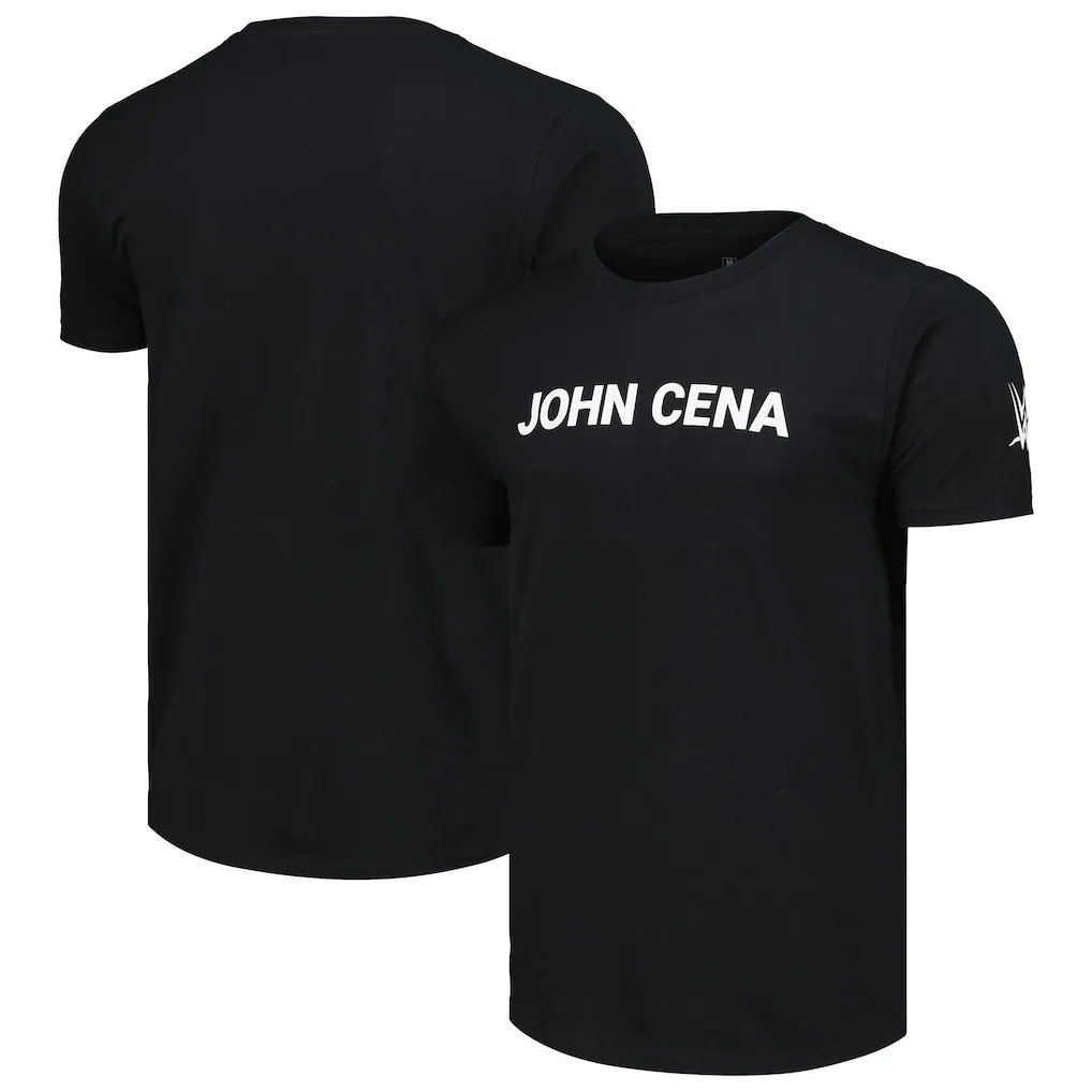 La nueva camiseta de John Cena que ha salido en la WWE Shop.

Dice John Cena.