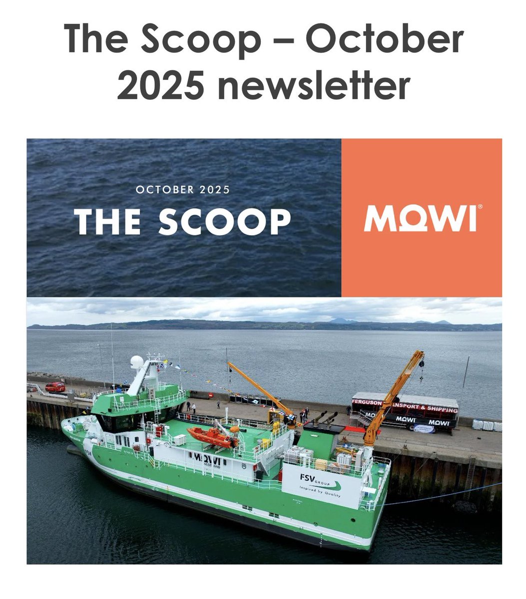 𝐍𝐞𝐰𝐬𝐥𝐞𝐭𝐭𝐞𝐫 | Welcome to October and to our latest edition of 𝐓𝐡𝐞 𝐒𝐜𝐨𝐨𝐩. Lots happening and lots to celebrate,

mowi.com/uk/blog/2025/1…