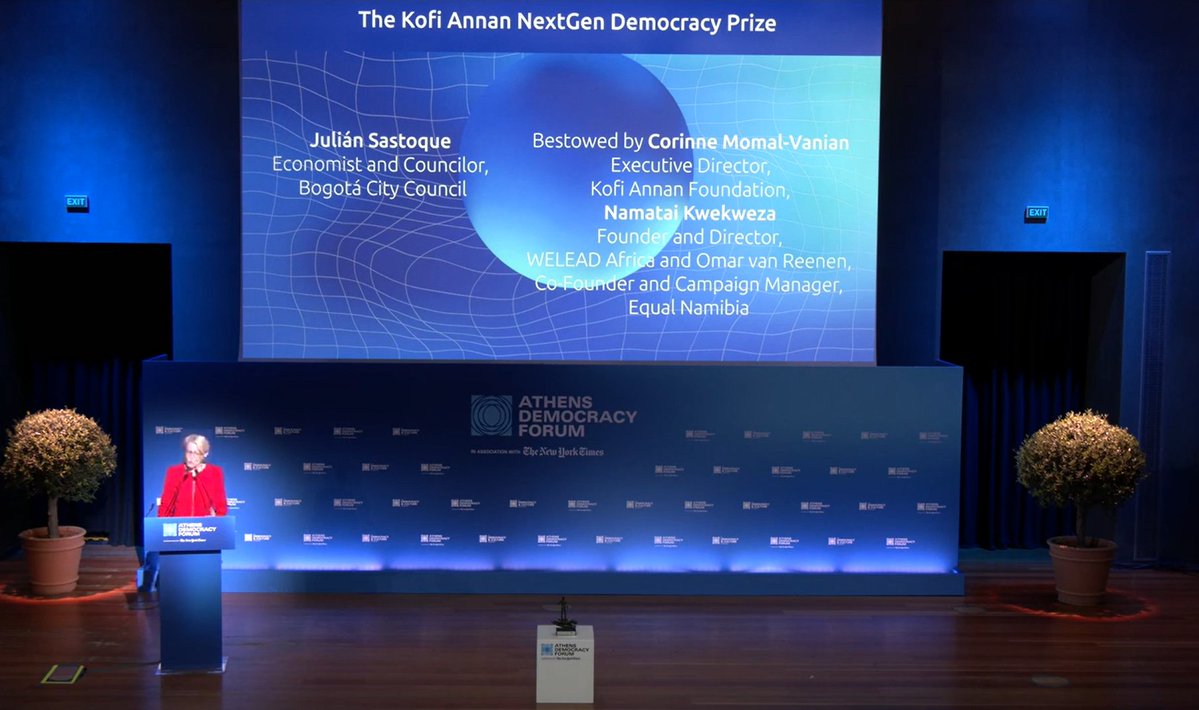 Julián Sastoque | Concejal de Bogotá (@eljulisastoque) on Twitter photo ¡Llegó el gran día! 🙌🏼
Los invito a acompañarme en la entrega del Kofi Annan NextGen Democracy Prize 🏆.
Este logro también es de ustedes y quiero que lo vivamos juntos en vivo 👉 youtu.be/5SdtNiJwn3g
<a href="/KofiAnnanFdn/">Kofi Annan Foundation</a> @DemCultureFdn <a href="/nytimes/">The New York Times</a> ¡Llegó el gran día! 🙌🏼
Los invito a acompañarme en la entrega del Kofi Annan NextGen Democracy Prize 🏆.
Este logro también es de ustedes y quiero que lo vivamos juntos en vivo 👉 youtu.be/5SdtNiJwn3g
<a href="/KofiAnnanFdn/">Kofi Annan Foundation</a> @DemCultureFdn <a href="/nytimes/">The New York Times</a>