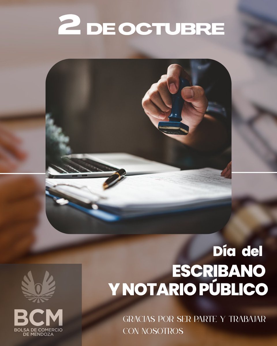 En el día de los escribanos se les envía nuestro saludo y felicitaciones por su gran labor.