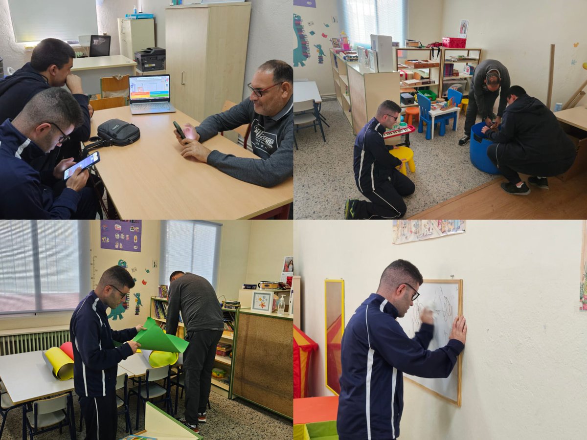 Varios de los participantes del Servicio de Promoción de la Autonomía Personal trabajan en el espacio cedido por el <a href="/AyuntamientoCV/">Ayuntamiento de Collado Villalba</a> , en el que se dedican a realizar diversos talleres y conocer el entorno.