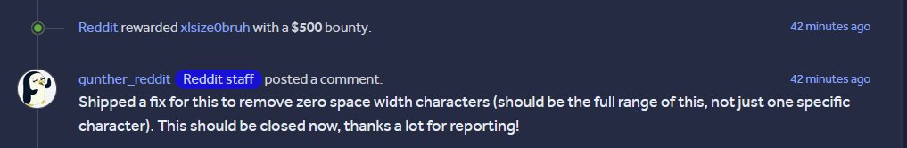 xlsize0bruh's tweet image. Yay, I was awarded a $500 bounty by @Reddit  on @Hacker0x01! hackerone.com/xlsize0bruh #TogetherWeHitHarder