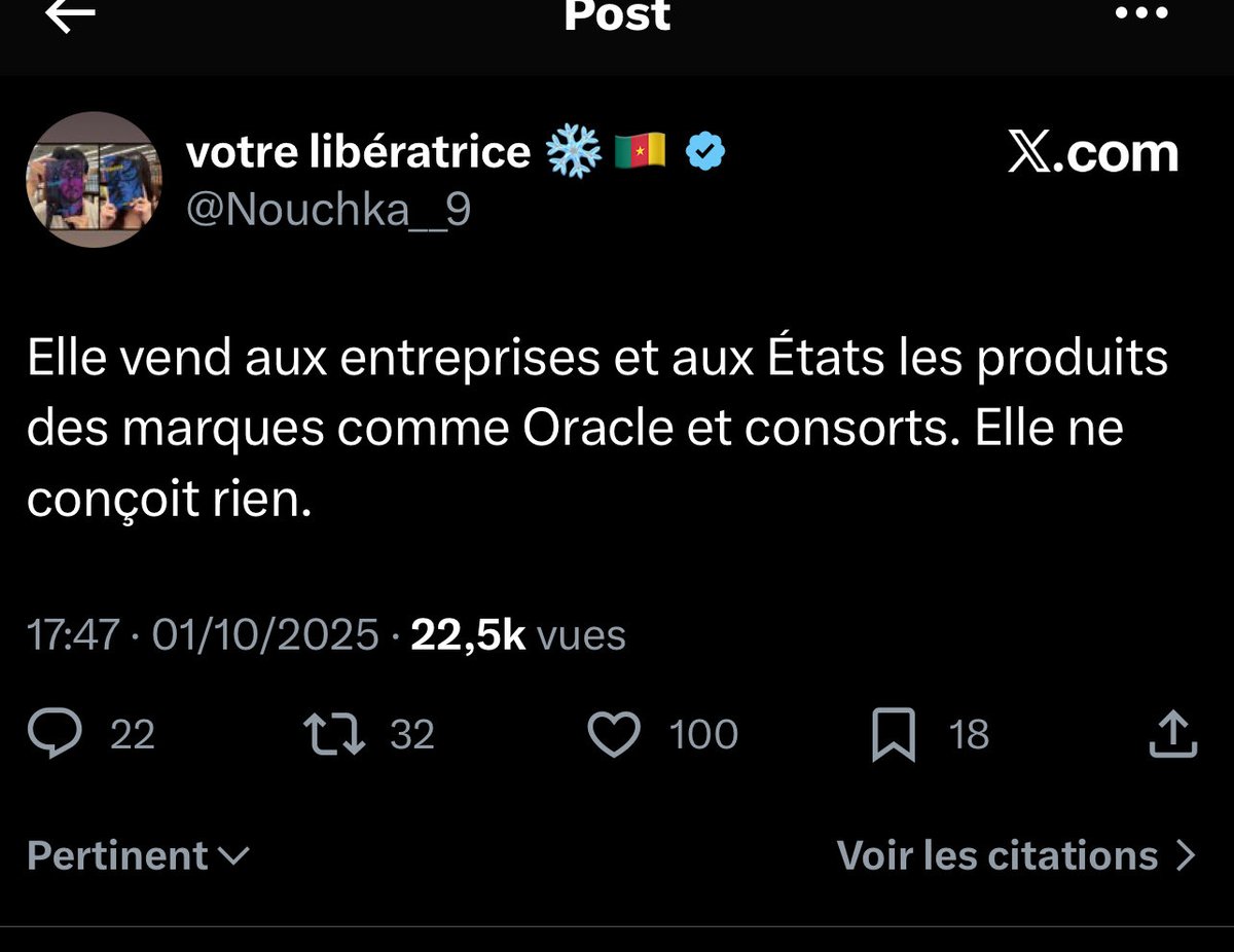 offeshyal's tweet photo. @africatechie @Lawliet_Cmr @lifesgood58 @justiciersdu237 Depuis le matin tu te fais incendier d’injures , et de "bashing" mais tu fais semblant de ne pas voir, mais tu reviens toujours prendre le raccourcis Kamto pour que certains viennent dire dans tes coms que oooh tu as raison !!
Comme c’est Kamto votre moins cher https://t.co/tF0CNP0kMB