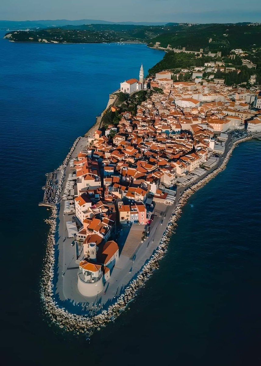 RubyBrown31484's tweet image. Adriatic coastline in Slovenia.