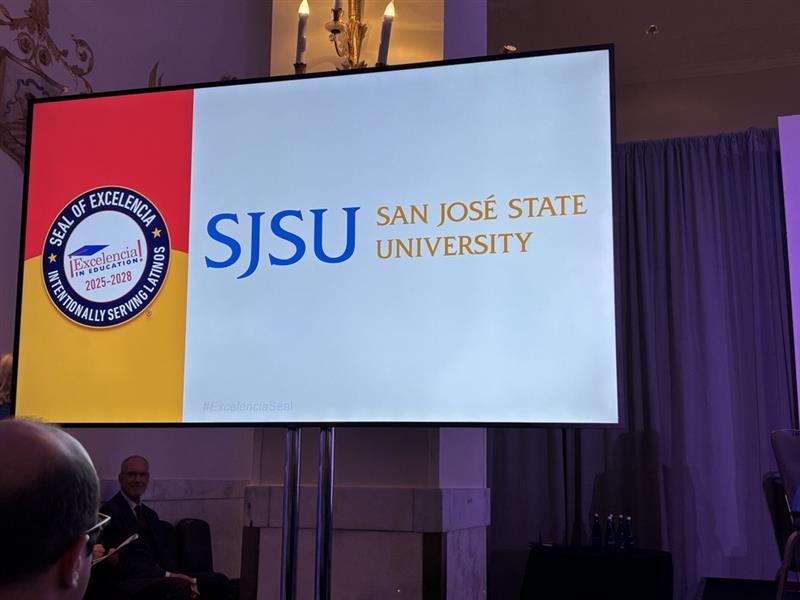 calstate's tweet image. .@EdExcelencia has announced the 2025 #SealofExcelencia recipients! 🎉

🏅 New: Cal Poly Humboldt &amp;amp; @SJSU
🏅 Recertified (3rd time): @CSUCI

In total, 13 #CalState campuses hold the Seal—affirming the CSU as a national leader in equitable student success: edexcelencia.org/seal-excelencia