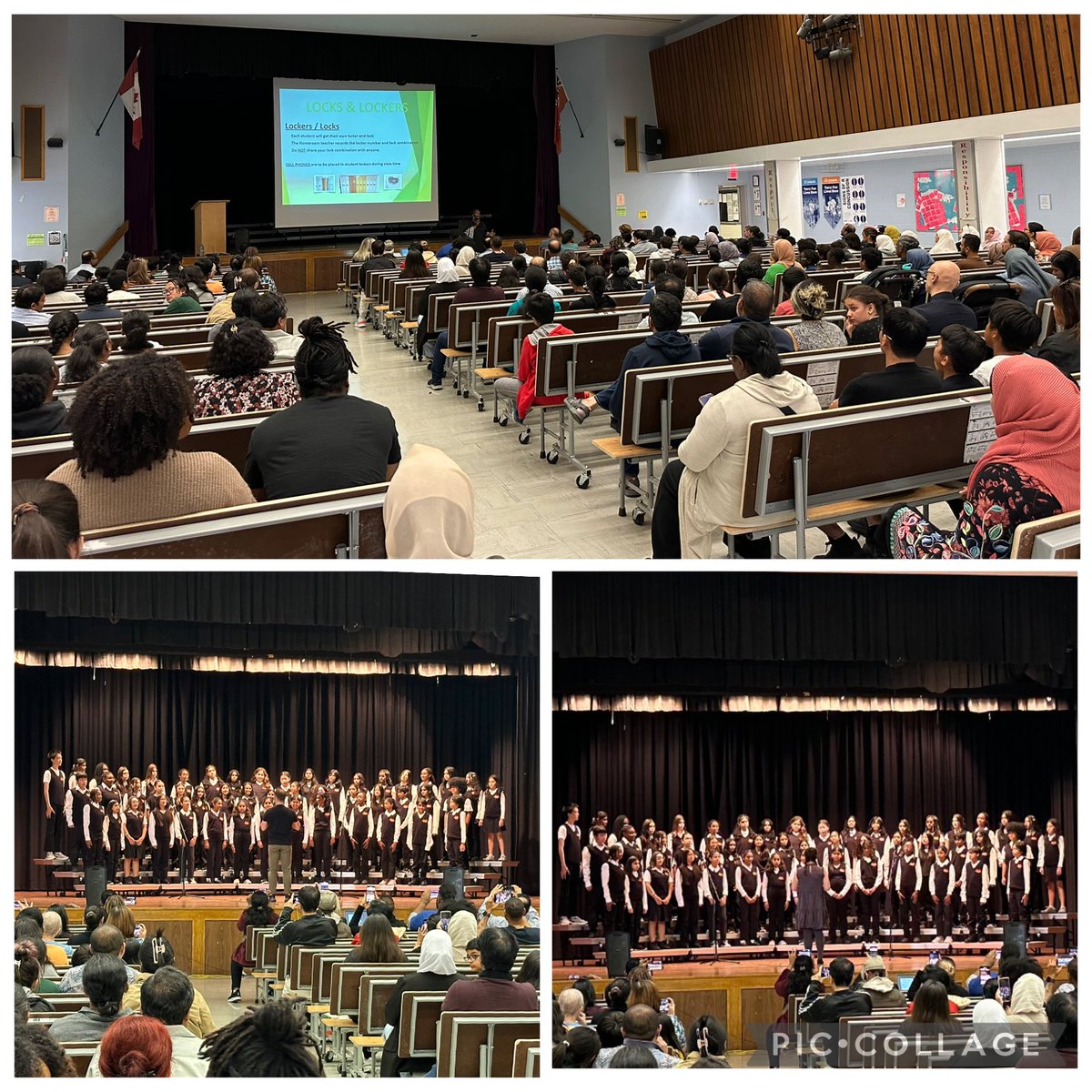 SKatyal_TDSB's tweet photo. Our annual @WoodbineMS curriculum night was a huge success!Families filled the caf!Everyone was eager to meet new teachers &amp; learn about the exciting things happening this year!Thx to our amazing choir for their wonderful songs! #tdsb #communityproud @tdsb @MFraserTDSB @Equity48 https://t.co/5B3FyPBPEL