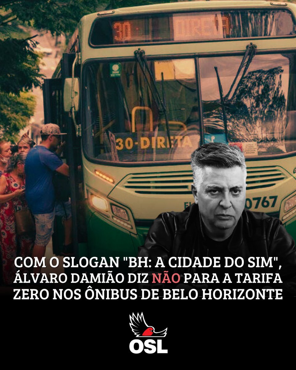 OSL_brasil's tweet photo. 🚍0️⃣ Vereadores de Belo Horizonte votam nesta sexta, dia 3, o projeto de lei que propõe a gratuidade nos ônibus de Belo Horizonte. A proposta é fruto de um acúmulo de organização e lutas de movimentos populares desde 2013 e culmina na proposta que será votada agora. https://t.co/JfHTS0ilOX