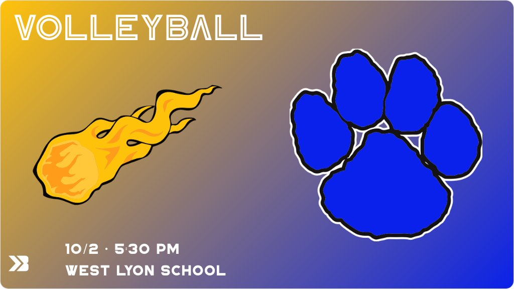 Volleyball (Junior Varsity Reserve) Game Day! - Check out the event preview for the The Boyden-Hull Comets vs The West Lyon Wildcats. It starts at 5:30 PM and is at West Lyon School Elementary Gym. gobound.com/ia/ighsau/vb/2…