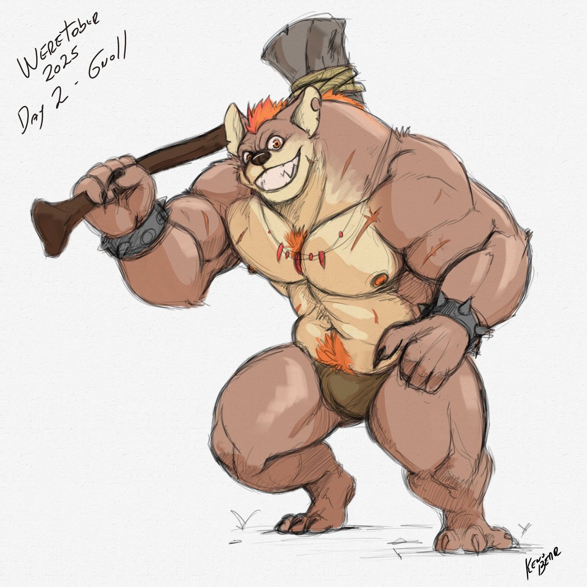 Weretober 2025 dia 2!
Gnoll

Jaja hoy si le puse mas empeño que ayer! Jajaja me gusta como quedo uwu