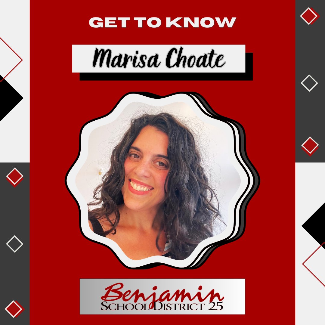Bendist25's tweet photo. ✏TEACHER FEATURE✏

Say hello to our new Benjamin art teacher, the multitalented Marisa Choate! You can read more about her on our Facebook, Instagram, and LinkedIn pages. #bendist25 https://t.co/VqlLzvyDdW