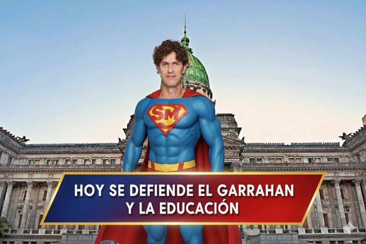 Desde el minuto 0 defendiendo Educación y el Garrahan. 
SÚPER MARTIN AMORESSSSSS
