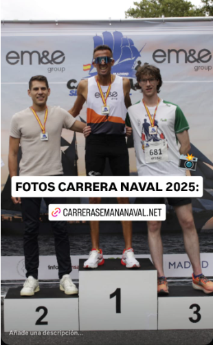 Fotos carrera Naval en este enlace: drive.google.com/.../1VO8HG...
Resultados finales por categorías y como y cuando recoger las medallas en este otro: carrerasemananaval.net/recogida-medal…