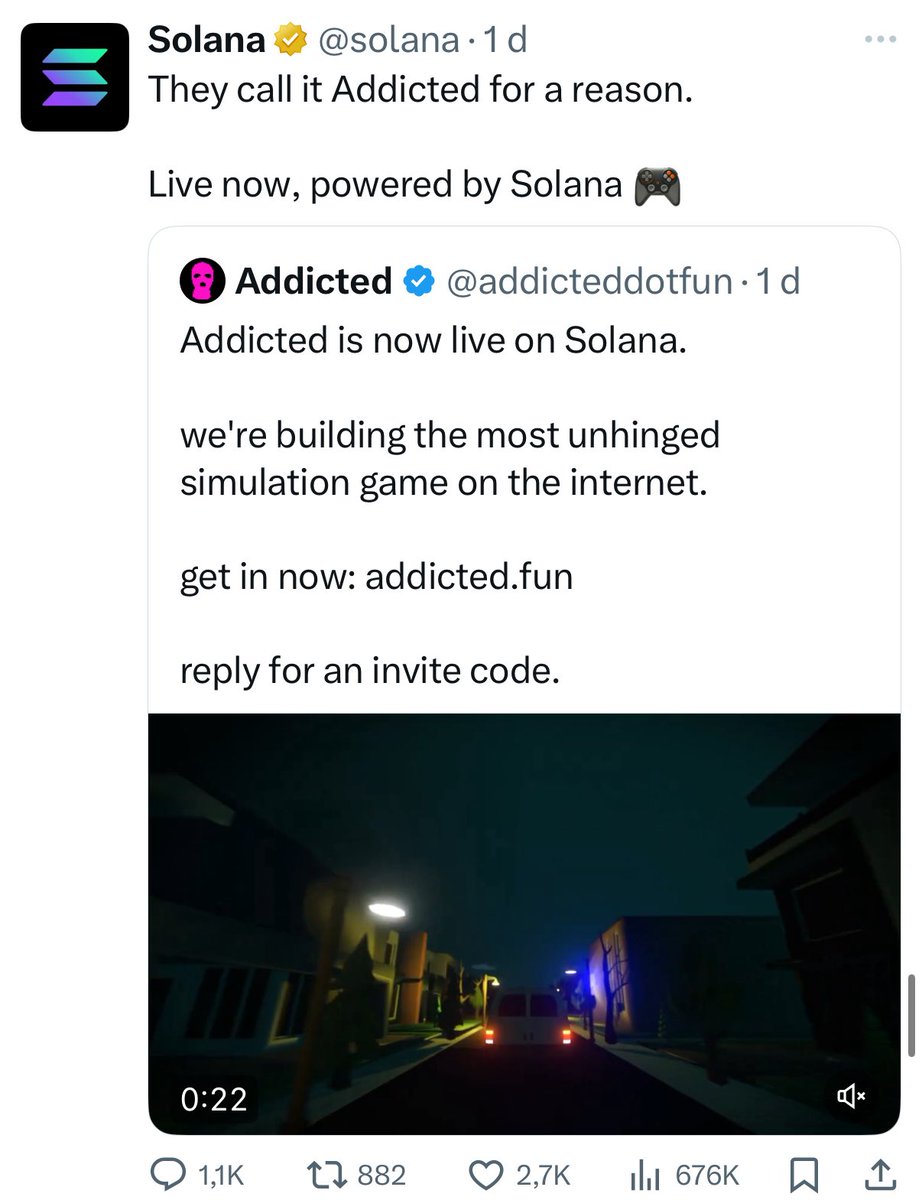 geckoreviews's tweet photo. The game is a Ponzi. Everybody gets scammed. "I don't think it's a direct scam." 

Big players like @Solana, @Dappradar, and @Solflare are responding to the project. 

Would they do that if they knew it's a scam? So till now we don't think #Addicted is a scam. #addictedfun https://t.co/U7BuFZDr06