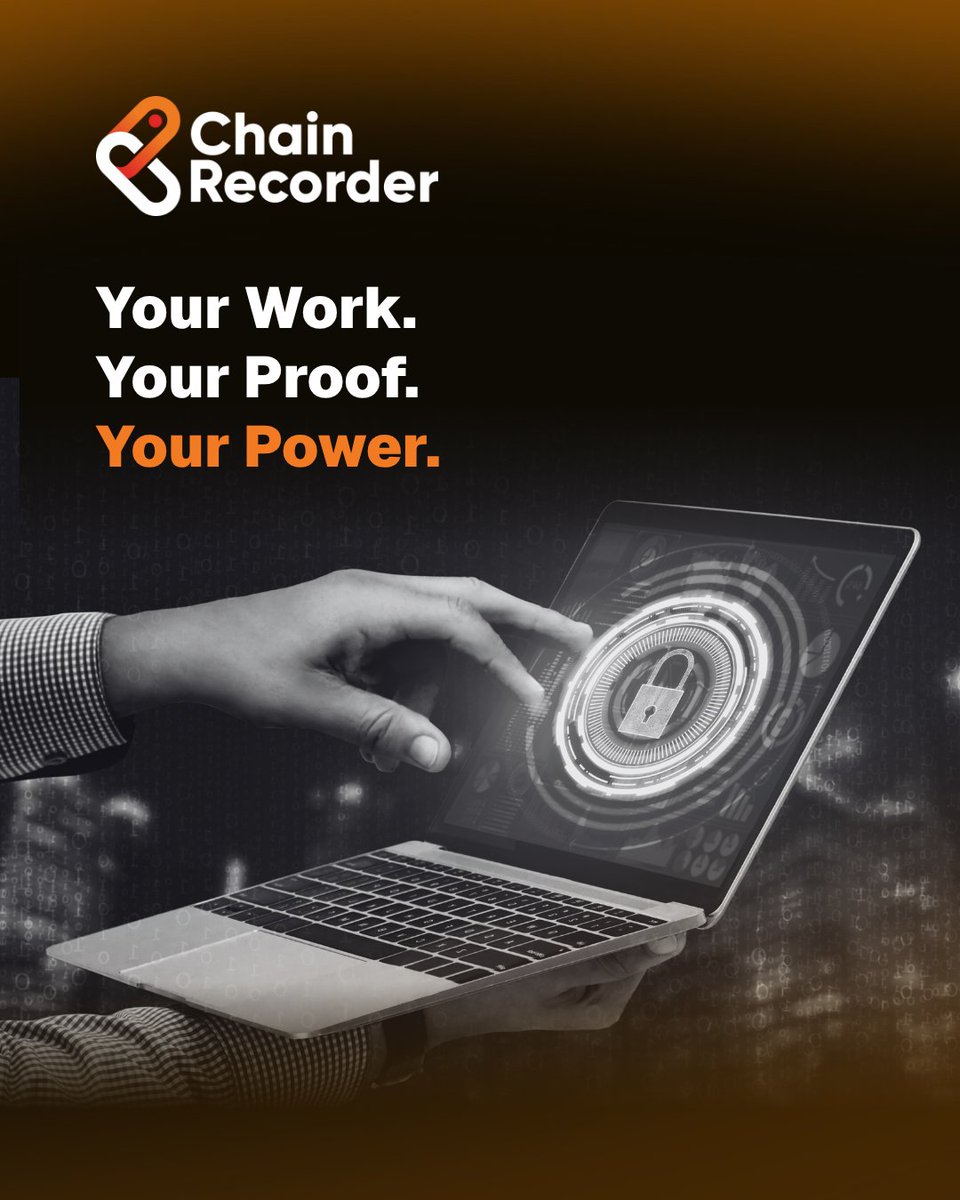 chainrecorder's tweet photo. Your ideas deserve protection.
ChainRecorder timestamps contracts, IP, research, and creative files—so you always have proof you had it first.

🚀 Try free today
🔑 Lock in 50% OFF for life with code LIFE50

👉 Sign up → https://t.co/eQWo0KkrSm

#BlockchainProof #IPProtection #LegalTech #Creators #BitcoinTimestamp #ChainRecorder