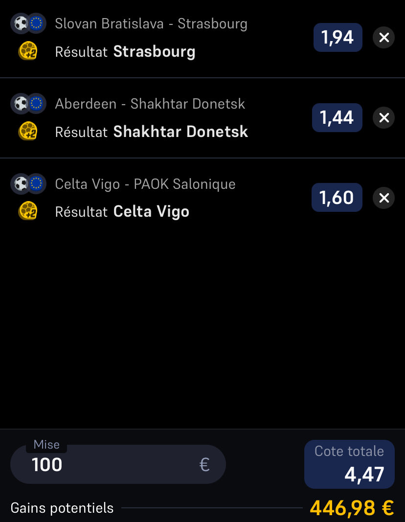 KickOff_Pronos's tweet photo. COMBI DU JOUR ⚡️ https://t.co/0sfcRKdHUf