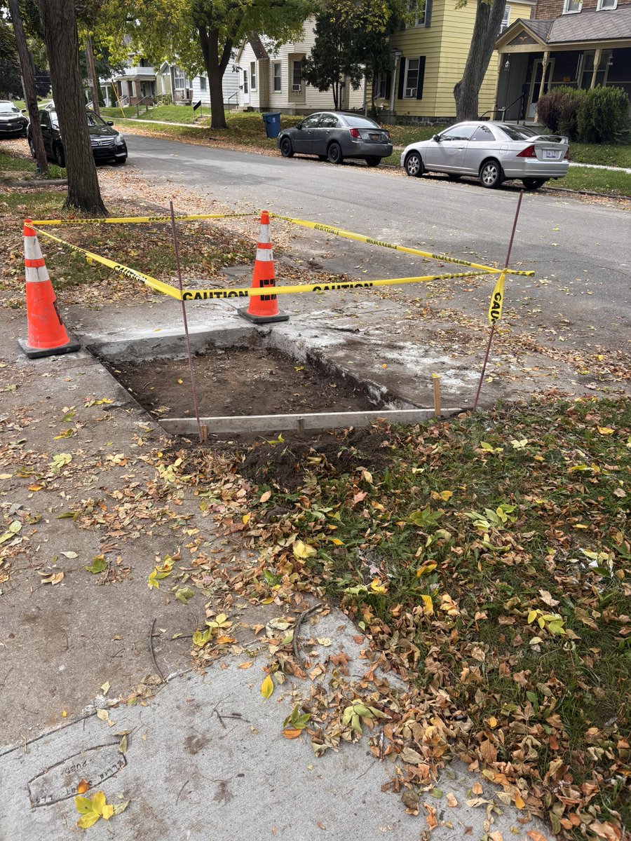legator's tweet photo. @CityGrandRapids someone came and dug out my driveway yesterday, with zero communication. My driveway is still not useable and there’s still been zero communication. Can you help ? https://t.co/XkyrS4pap3