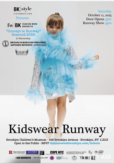 “Concept to Runway” Sat 10/11 (FWBK kick off) @ 3pm– Kidswear Festival Runway in Partnership with Sarah’s Angel Events &amp; <a href="/BrooklynKids/">Brooklyn Children’s Museum</a>  - 145 Brooklyn Avenue - Brooklyn, NY 11213 fashionweekbrooklyn.com/tickets
Sesame Fliers - @sesamefliers Michelle Mathison