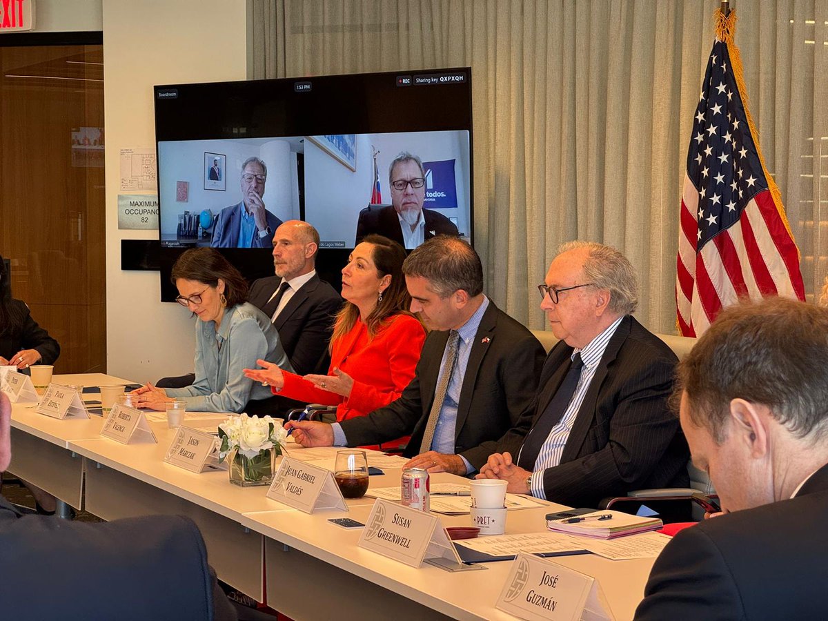 🇨🇱  Yesterday, in partnership with <a href="/AmChamChile/">AmCham Chile</a> and with the participation of Ambassador Juan Gabriel Valdés (<a href="/EmbajadaChileUS/">Embajada Chile EEUU</a>), we brought together voices from #Chile and the United States’ private sector to share perspectives and underscore the importance of the bilateral