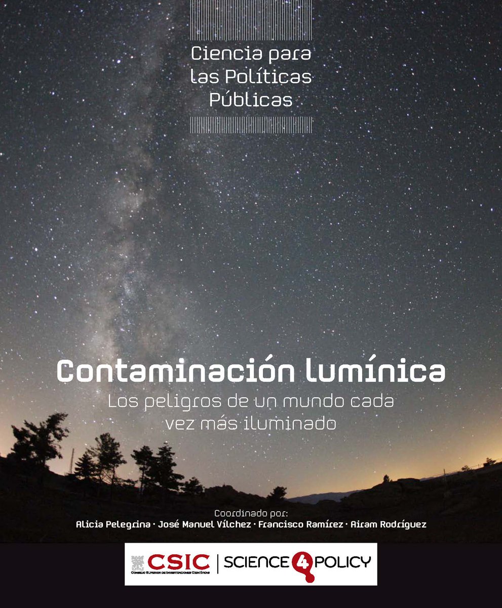 No es el peor caso de #contaminaciónlumínica pero quizá sí el más lamentable por su incoherencia: cada noche el alumbrado ornamental del <a href="/CSIC/">CSIC</a> ignora lo que escriben los investigadores del <a href="/iaa_csic/">IAA-CSIC</a> <a href="/mncn_csic/">Museo Nacional de Ciencias Naturales</a> y <a href="/ICMCSIC/">ICM-CSIC</a> en su propia <a href="/EditorialCSIC/">Editorial CSIC</a>👎😡