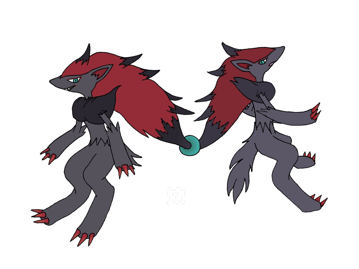 i_git_it's tweet image. Have a Zork and a Zork!
#Pokemon #zoroa